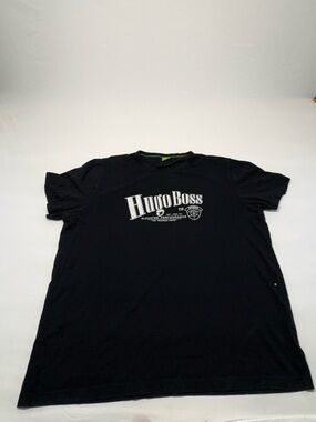 BOSS Hugo Boss "Elevated Performance" Graphic Tee - Black - Size 3XL